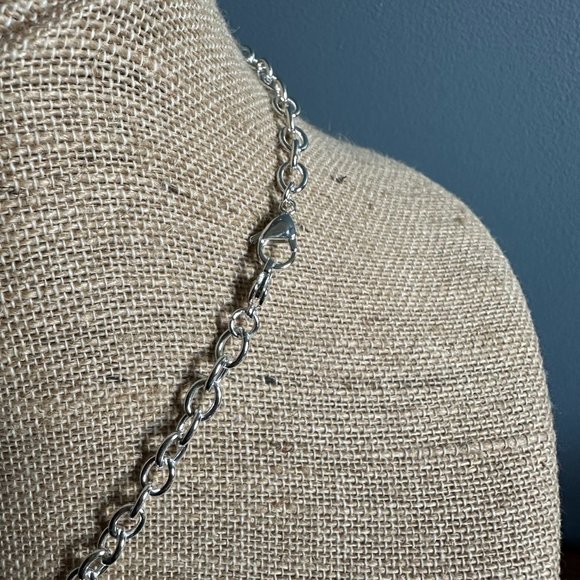 Origami Owl® Silver Over-the-Heart-Chain 30" to 18" - NWT - Picture 7 of 8